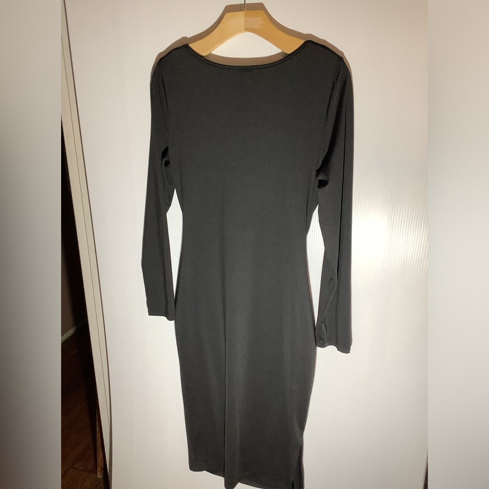 SHEIN black long sleeve bodycon dress 🖤